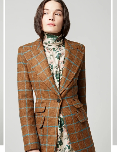 Smythe Jackets & Blazers - Smythe Iconic Birkin Blazer in Windowpane Print